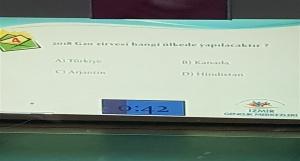 İFL Gençler Arası Bilgi Yarışması Ön Eleme Birincisi Oldu