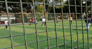 Okulumuz Halı Sahasında Futbol Müsabakaları Başladı