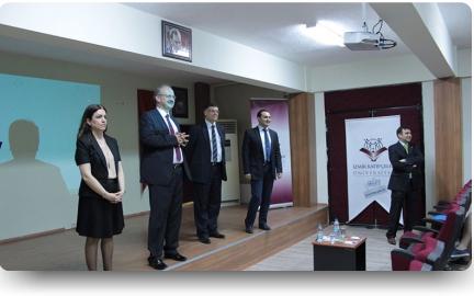 İzmir Katip Çelebi Üniversitesi Rektörü Sayın Prof. Dr. Galip AKHANdan Okulumuza Ziyaret