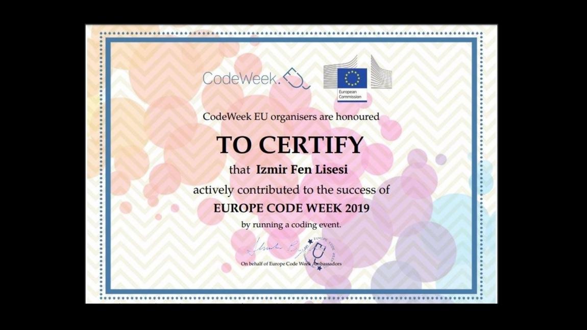 Avrupa Kodlama Haftası - Code Week 2019